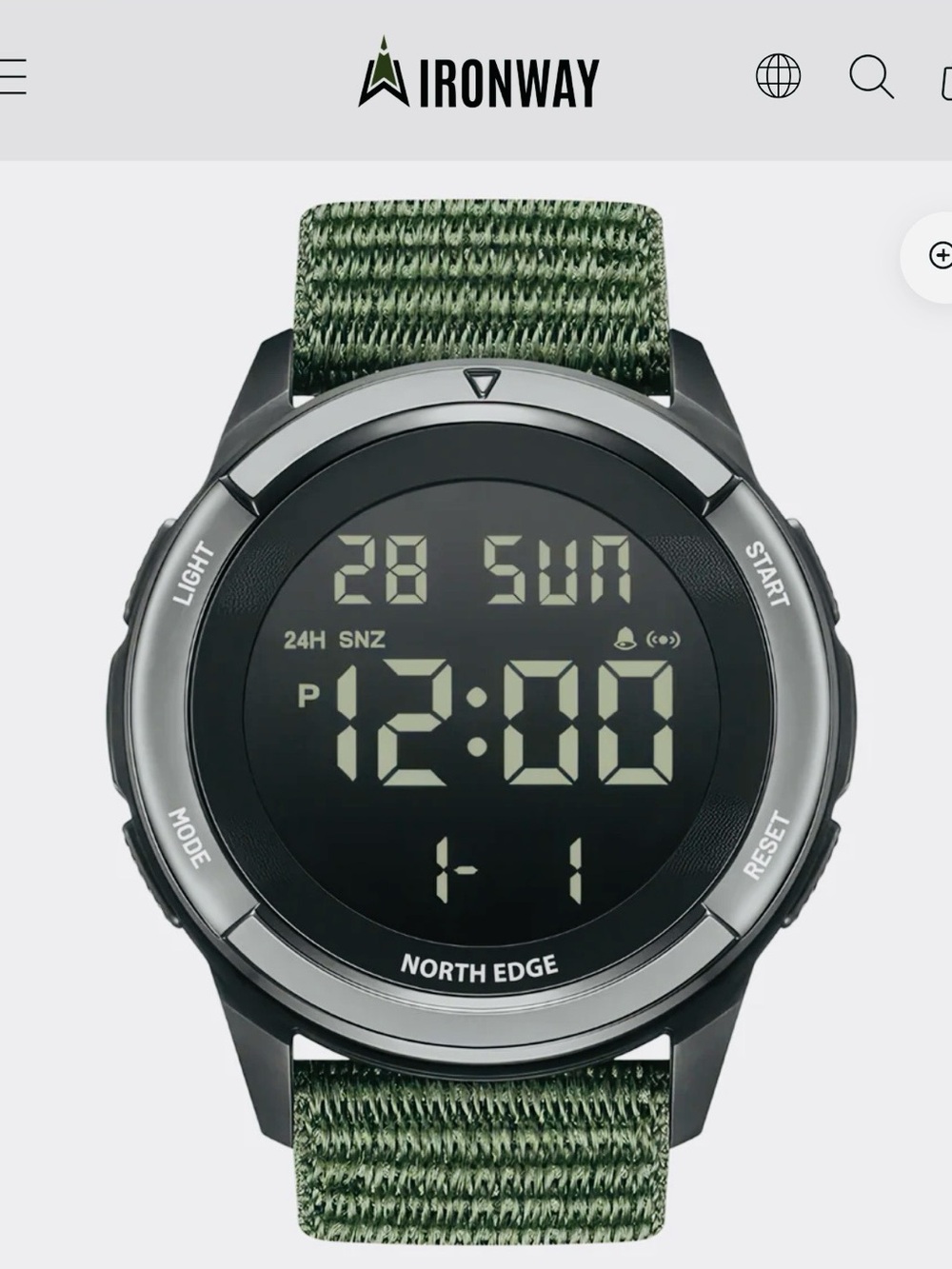 Digital Field Watch — Olive Green